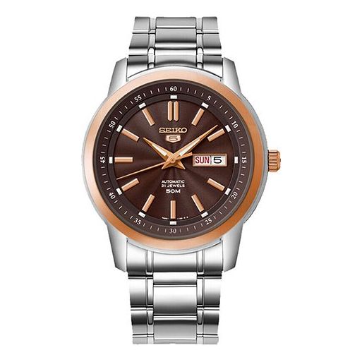 Men's SEIKO No. 5 Series Automatic Mechanical Steel strip Watch SNKM90J1
