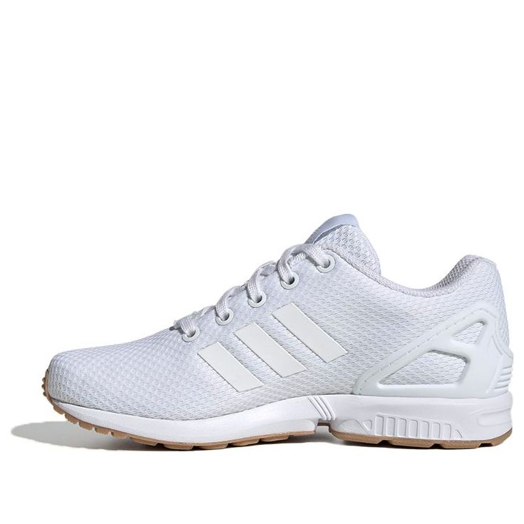 (GS) adidas originals ZX Flux J 'White Brown' EH3172
