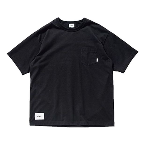 WTAPS BLANK SS 02 TEE Short-sleeve Tee Men's Black 191ATDT-CSM02-BLK