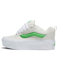 (WMNS) Vans Knu Stack Casual Platform Shoes 'White Green' VN000CP6CY9