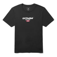 Vans logo Word Printing Short Sleeve Black VN0A48B4BLK
