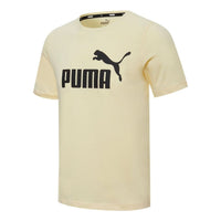 PUMA Ess Logo T-Shirt 'Beige' 847715-41