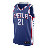 Nike NBA Icon Edition SW Fan Edition Philadelphia 76ers Basketball Vest Blue 864501-498