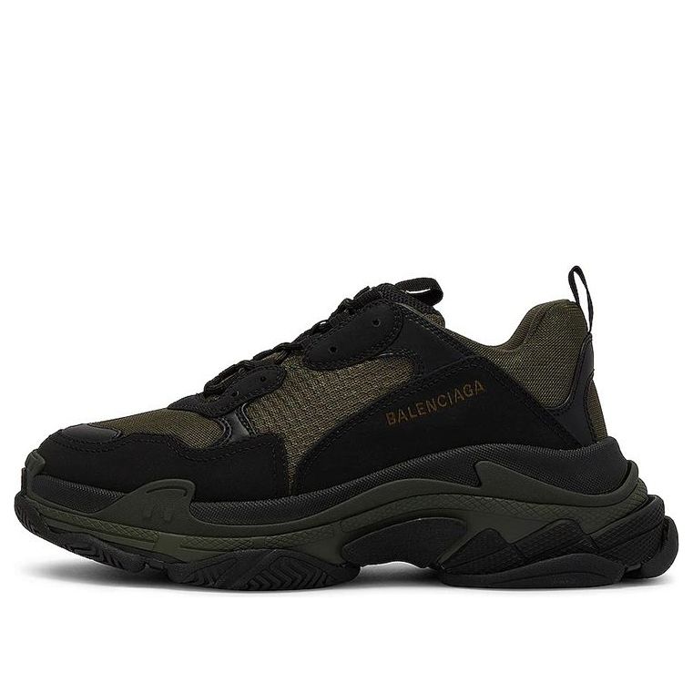 Balenciaga Triple S Sneakers 'Olive Green Black' 536737W2FW24010