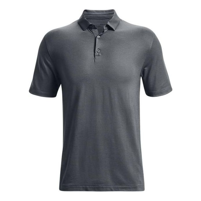 Under Armour Luxe Polo Shirts 'Grey' 1370150-012