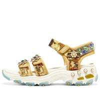 (WMNS) Skechers Premium Heritage D'Lites - Gemtastic 'White Gold' 149743-WGD