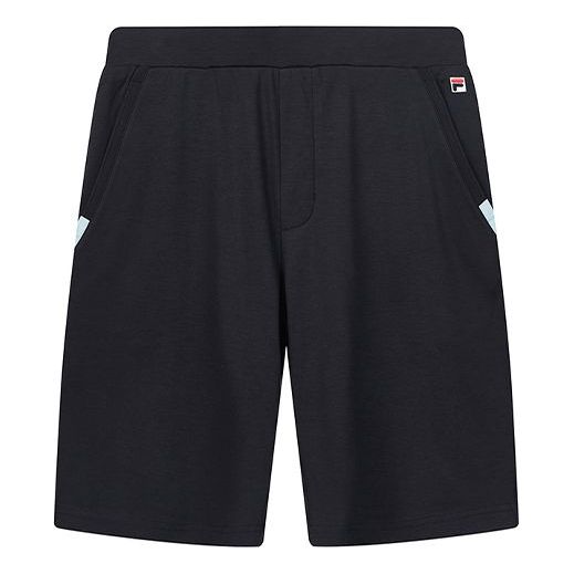 Yellow FILA Knit Shorts Loose Casual Sports Pants Blue F11M028616F