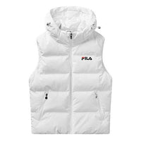 FILA protection against cold Stay Warm hooded down Jacket vest White F51M048923F-WT