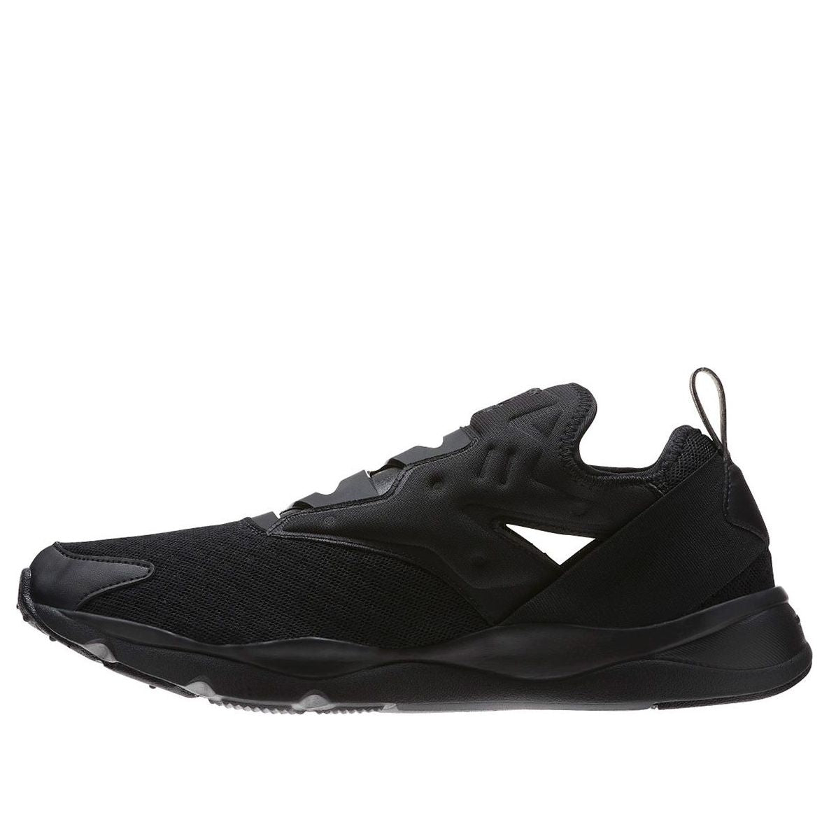 Reebok Unisex Furylite Slip-On Emb Running Shoes Black BD1724