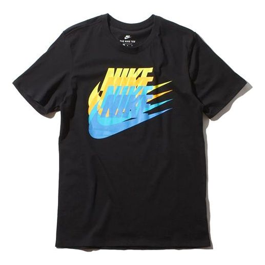 Nike Running Training Sports Round Neck Short Sleeve Black 911902-010