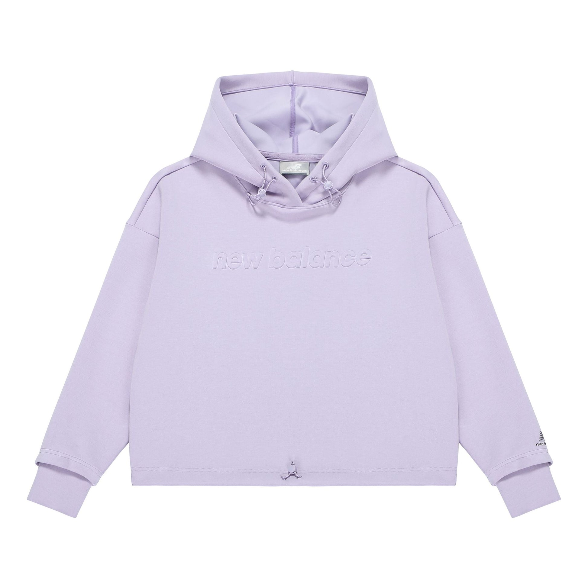 (WMNS) New Balance Casual Logo Hoodie Asia Sizing 'Purple' 5CC39742-DV