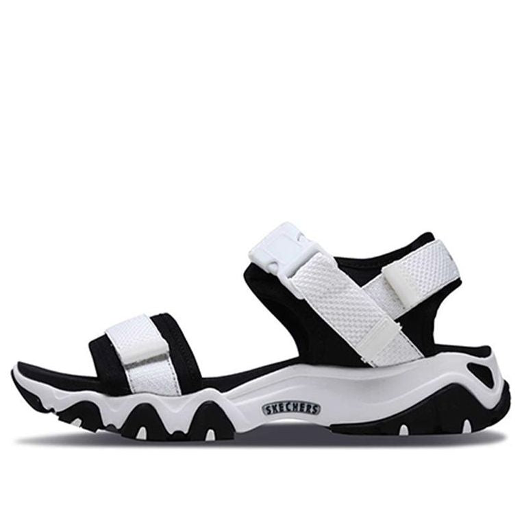 (WMNS) Skechers D'Lites 2.0 Sandals White 88888160-WBK