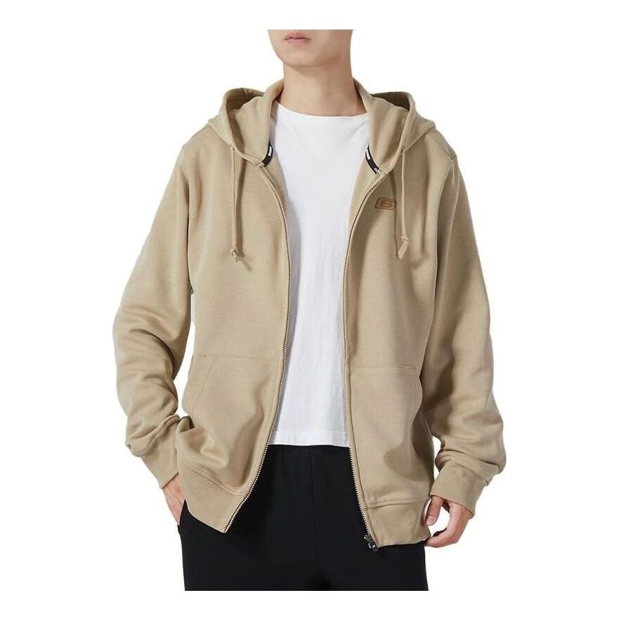 Skechers Hooded Full Zip Jacket 'Tan' L323M041-01GA