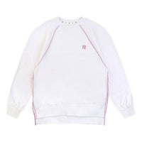 MLB Unisex NY Round-neck Sweatshirt White 31MTW3011-50W