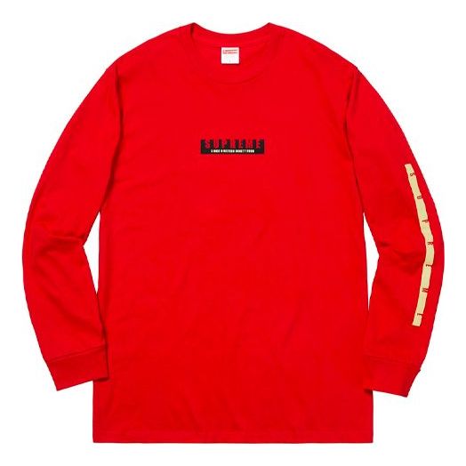 Supreme FW18 1994 L/S Tee Red Llogo Long Sleeves Unisex SUP-FW18-060
