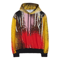 Off-White x Katsu Crossover FW21 Hoodie Red OWBB035S21JER0051084