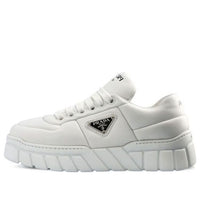 (WMNS) PRADA Padded Nappa Leather Sneakers 'White' 1E136N_2DL8_F0009