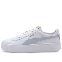 (WMNS) PUMA Vikky Stacked Casual Board Shoes White/Blue 369143-09