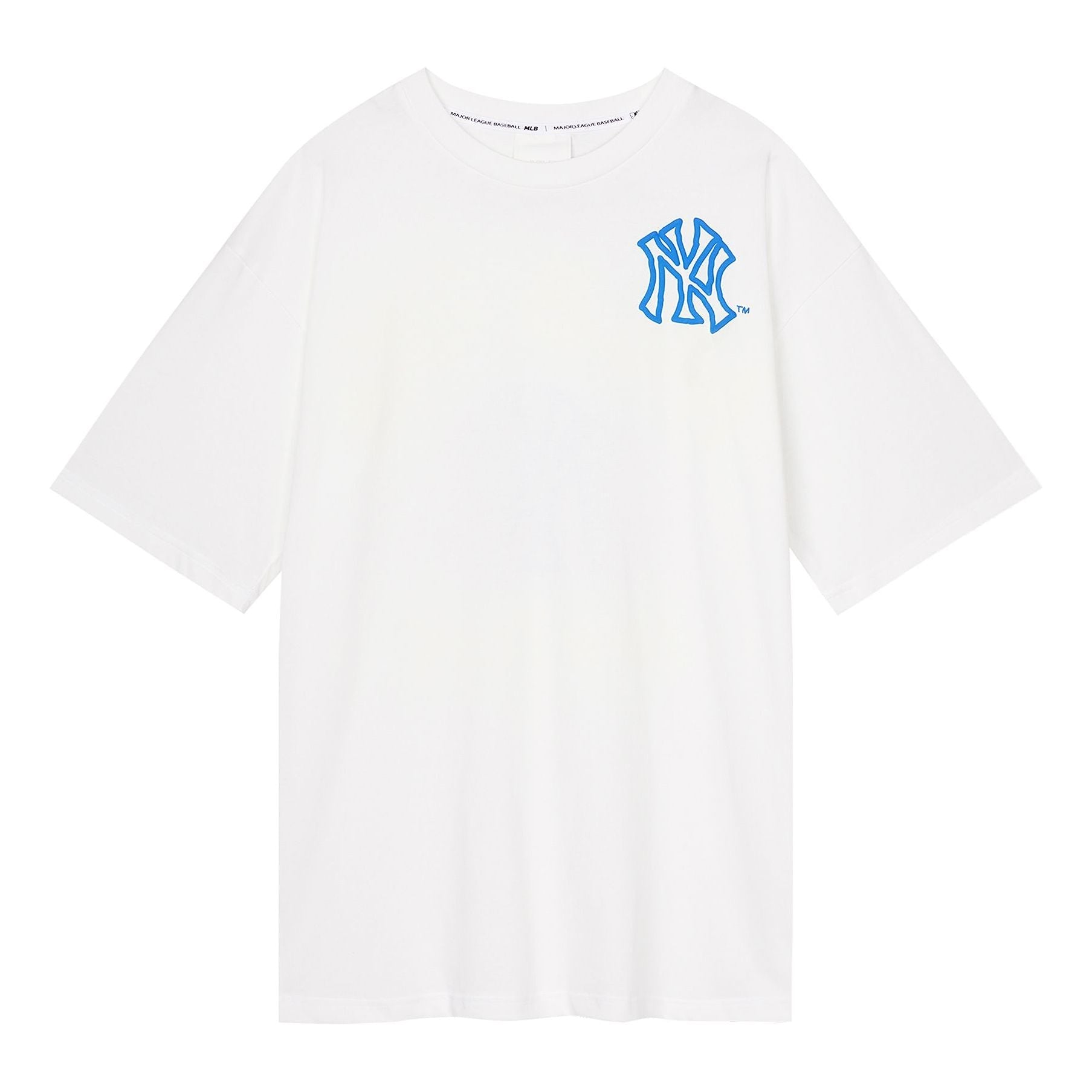 MLB Popcorn New York Yankees Loose Printing Unisex White 31TSSJ931-50W