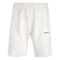 Off-White FW22 Solid Color Logo Printing Large Shorts Version White OMCI006F22FLE0060110