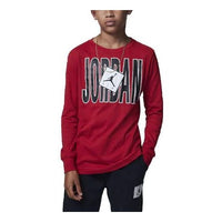 (GS) Air Jordan Stretch Out Long Sleeve T-Shirt 'Red' 95C692-R78