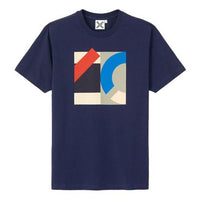 Men's KENZO SS21 Sports Round Neck Short Sleeve Blue FB55TS0254SJ-77