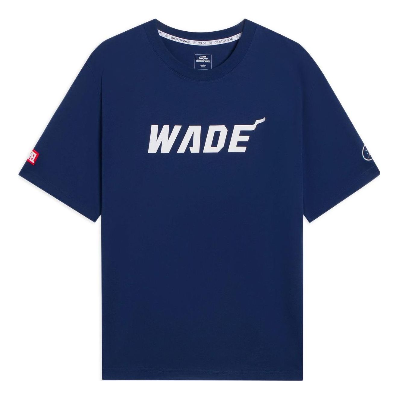 Li-Ning x MARVEL Way Of Wade Graphic T-shirt 'Navy' AHSSA13-3