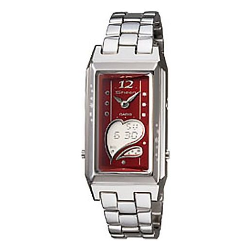 CASIO SHEENSeries es Waterproof Red Analog SHN-6002D-4A2