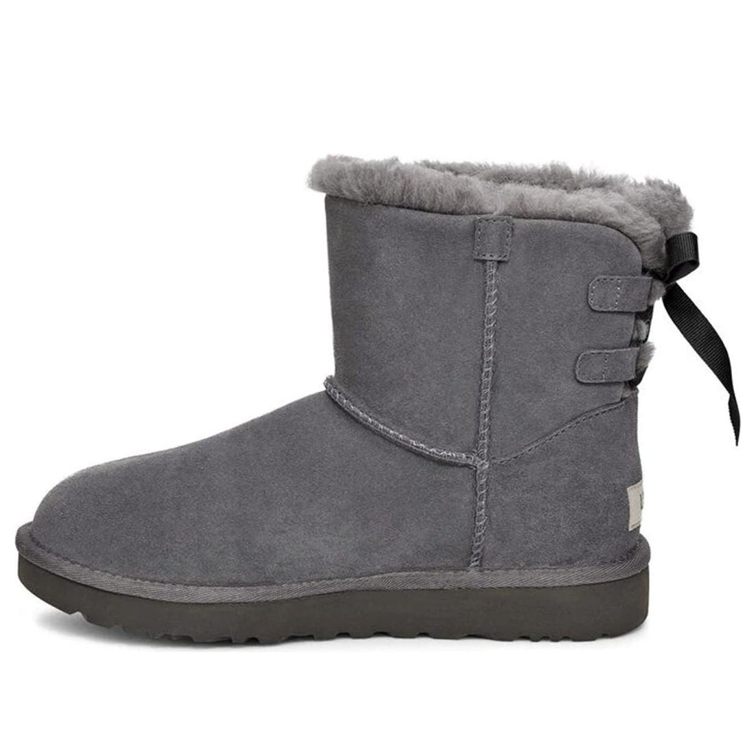 (WMNS) UGG Mini Continuity Bow 'Grey' 1110705-CHRC