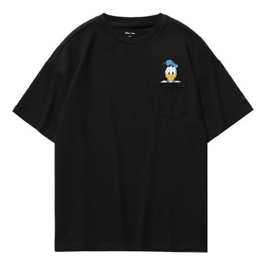 (WMNS) Li-Ning x Disney Crossover Donald Duck Tee 'Black Blue' AHSR540-3
