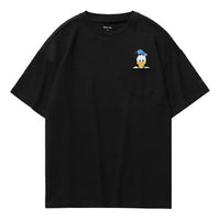 (WMNS) Li-Ning x Disney Crossover Donald Duck Tee 'Black Blue' AHSR540-3