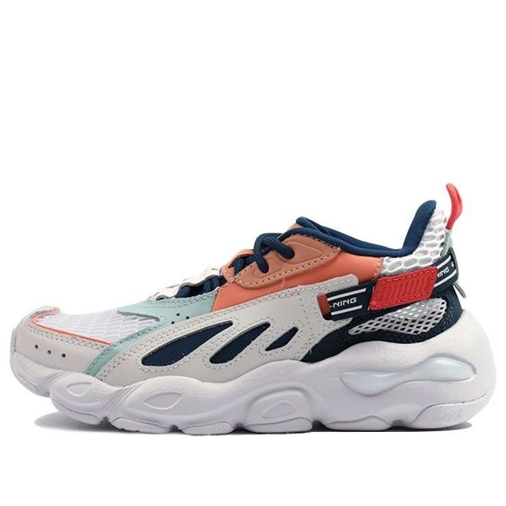 (WMNS) Li-Ning Butterfly Lite Paris Fashion Week 'White Orange Pink' AGLP104-1