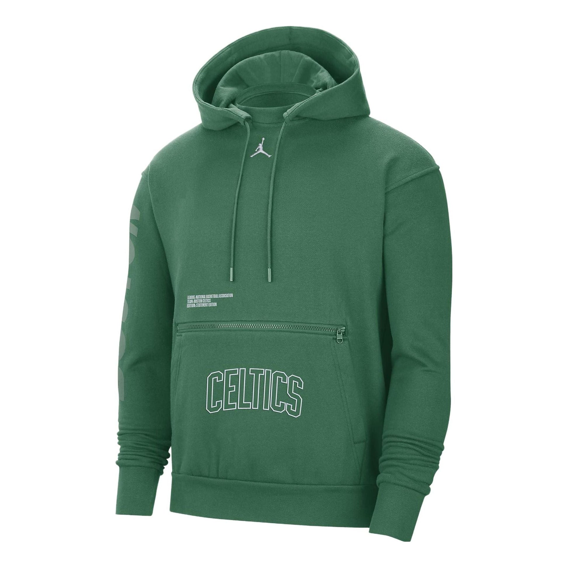 Air Jordan Boston Celtics Courtside Statement Edition NBA Fleece Pullover Hoodie 'Green' DR6998-312