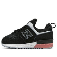(TD) New Balance 574 Sport Shoes 'Black White' KFA574CI