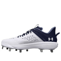 Under Armour Yard Low MT Baseball Cleats 'White Black' 3025592-401