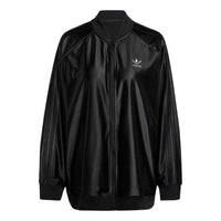(WMNS) adidas Premium Originals Oversized SST Track Jacket Asia Sizing 'Black' IT9724