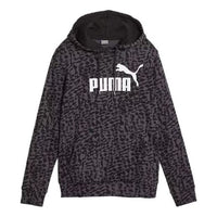 (WMNS) PUMA Ess+ Animal Hoodie 'Black' 675963-01