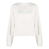 (WMNS) New Balance Pure Balance Sweatshirt Asia Sizing 'Sea Salt Heather' WT21557-SAH