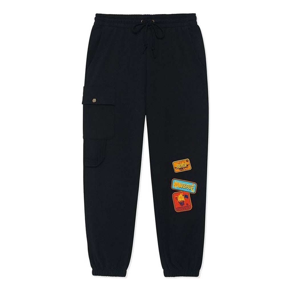 Li-Ning BadFive Graphic Cargo Sweatpants 'Black' AKLSE71-3