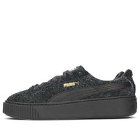 (WMNS) PUMA Suede Platform Elemental 'Black' 362224-01