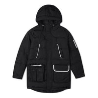 Converse Down Mid Length Jacket Asia Sizing 'Black' 10019988-A01