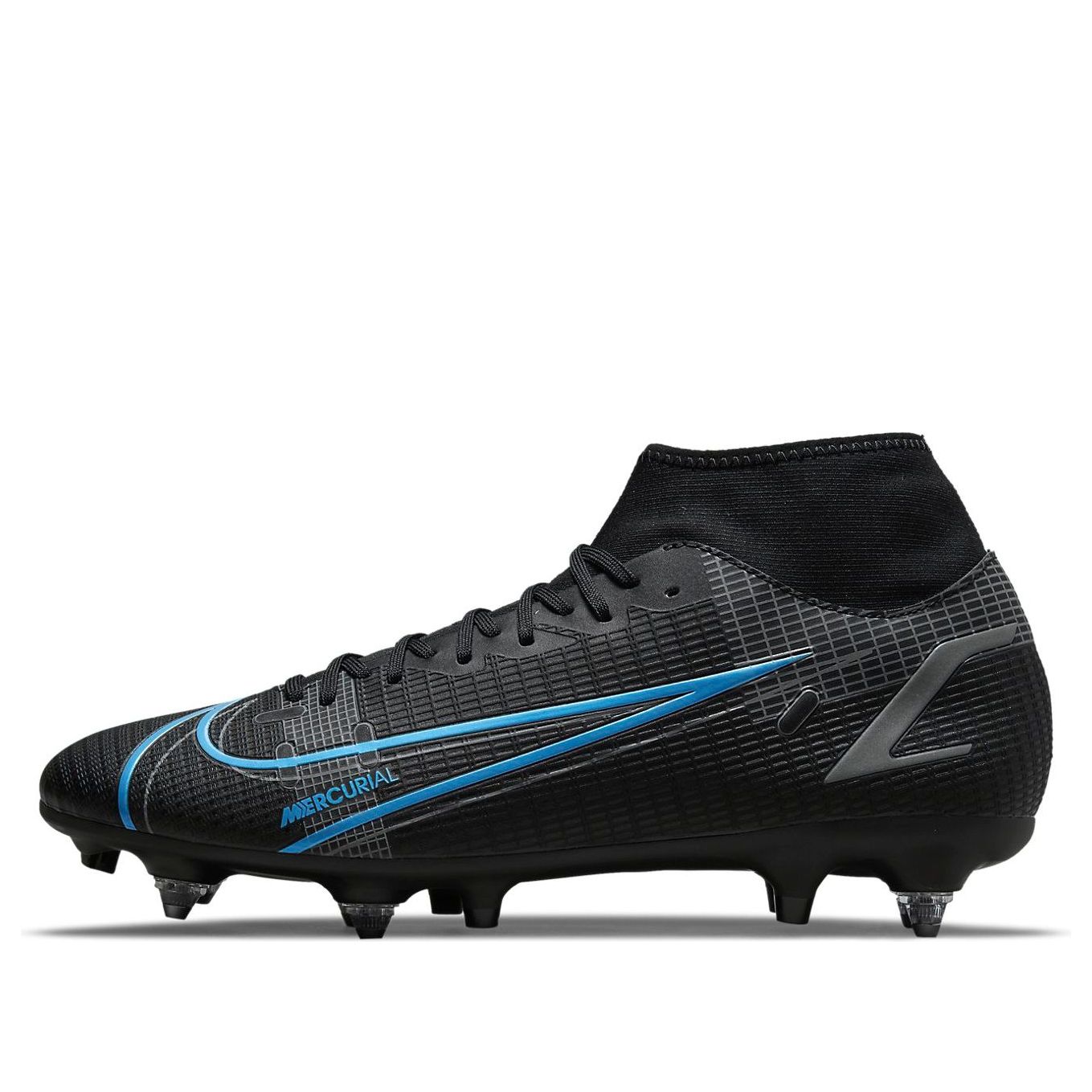 Nike Mercurial Superfly 8 Academy SG Pro 'Black Blue' CW7432-004