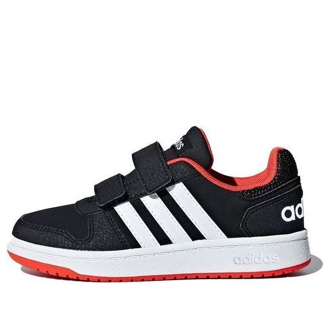 (TD) adidas Hoops 2.0 'Black White Red' B75960