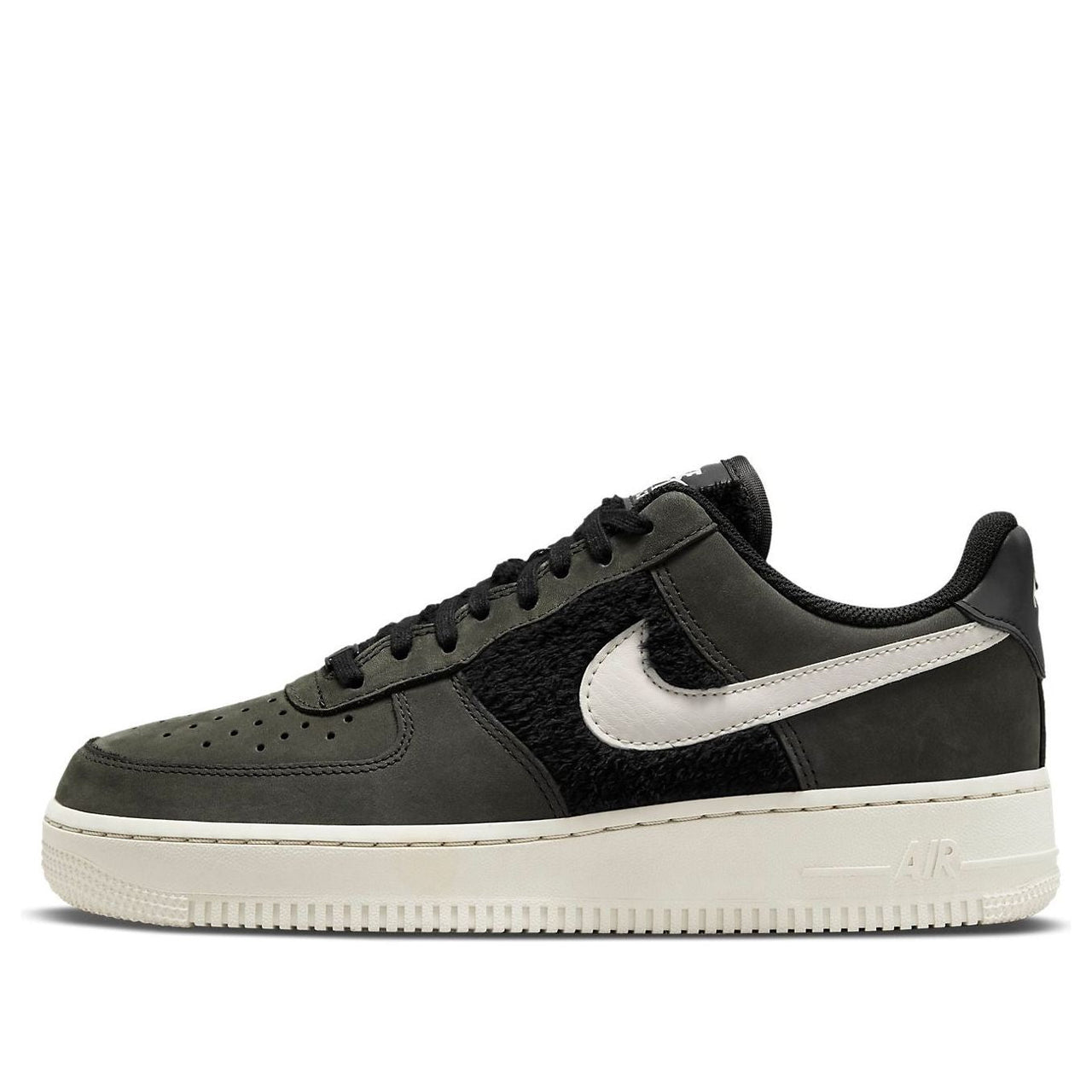 (WMNS) Nike Air Force 1 'Faux Fur - Black Light Bone' DO6714-001