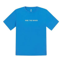 Converse Summer Verbiage T-Shirt Asia Sizing 'Blue' 10027218-A02