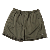 Men's Nike Solid Color Minimalistic Elastic Waistband Logo Medium Olive Shorts DH4658-222