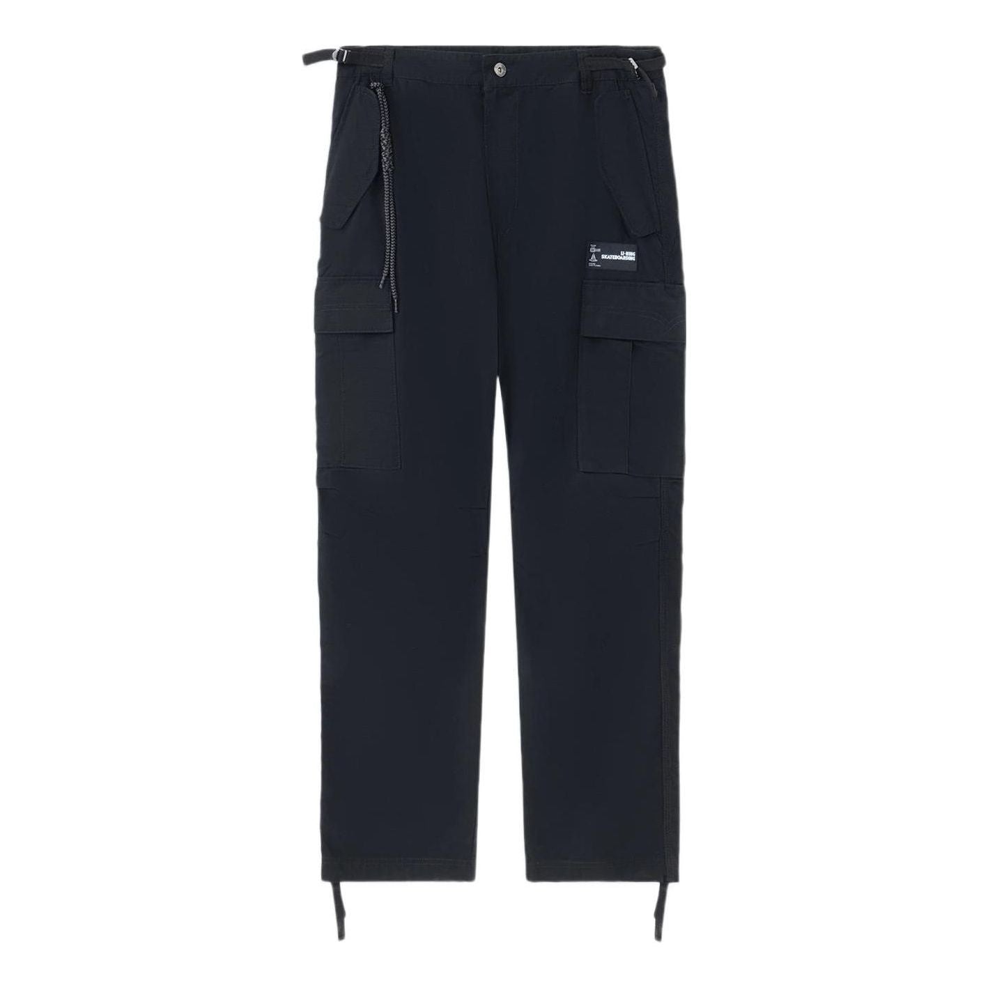 Li-Ning Skateboarding Loose Fit Straight Pants 'Black' AKXS087-2