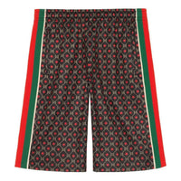 Gucci Star Print Track Shorts 'Brown Green Red' 575736-XJBA6-1145