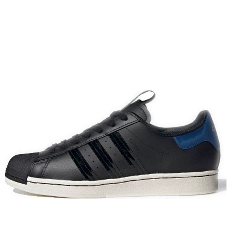 adidas originals Superstar Shoes Black/Blue FW3919
