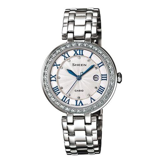 CASIO Waterproof SilverWhite Analog SHE-4034D-7AU